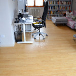 applicazione flottante bamboo pressato